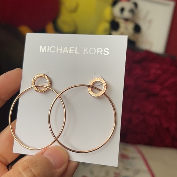 Michael kors double loop earring new with tag - Picture 5 of 7